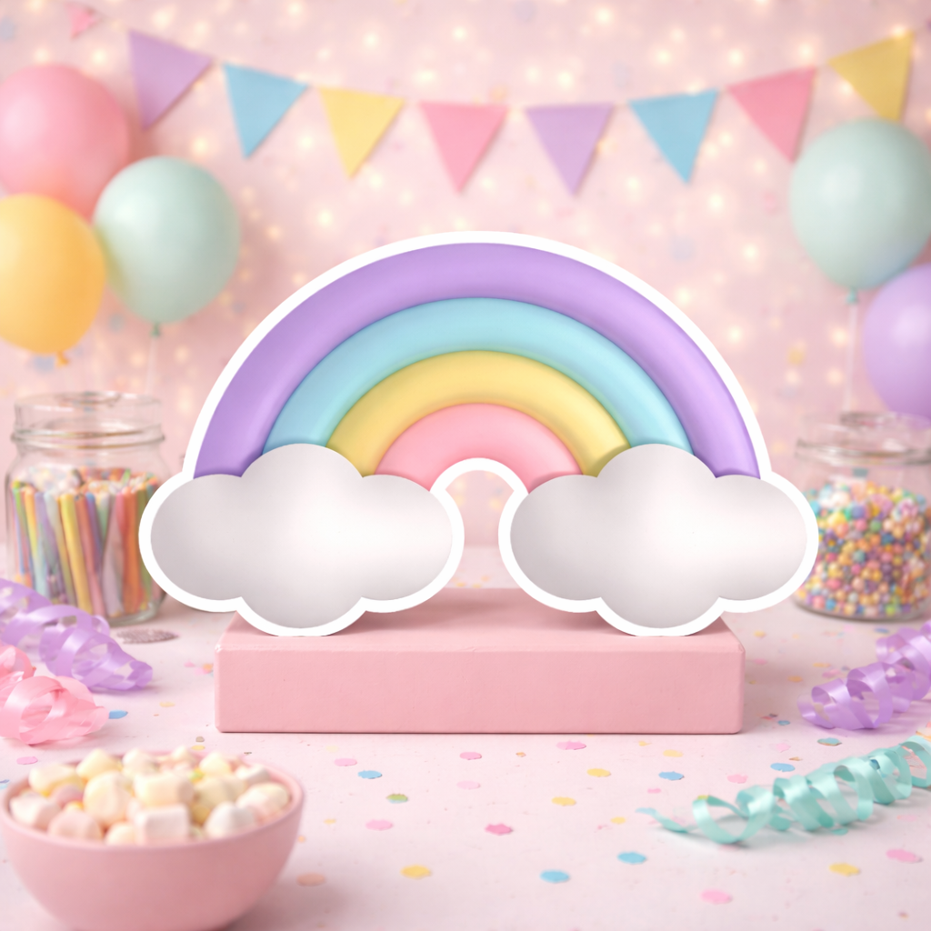 rainbow birthday centerpiece decoration rainbow party decorations for kids birthday candy bar table