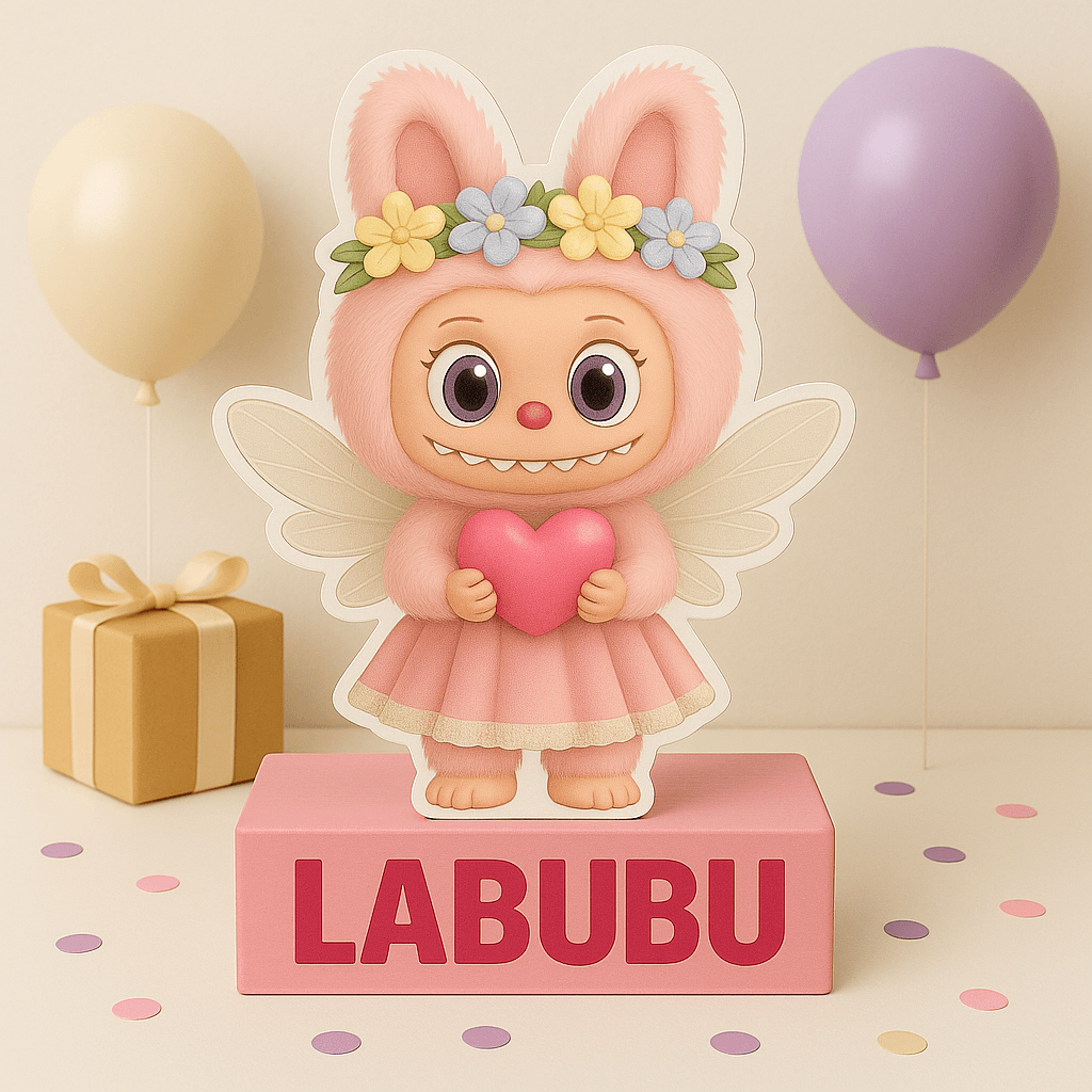 Labubu party decor and birthday decorations handmade centerpiece