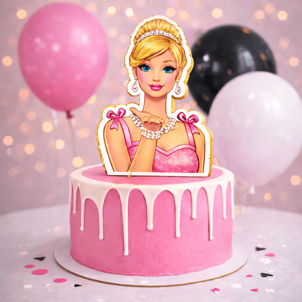 Barbie cake topper for Barbie birthday decorations