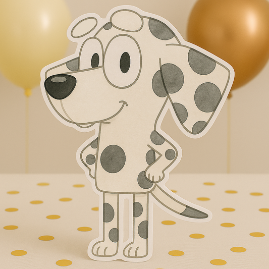 Chloe Bluey birthday decorations foam centerpiece