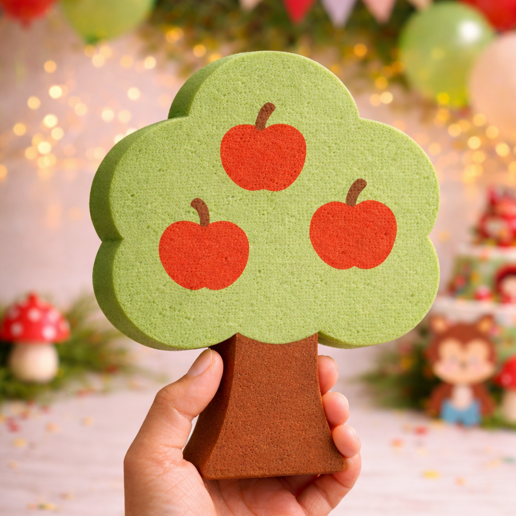 farm theme party decorations with apple tree centerpiece for rustic birthday party decor

