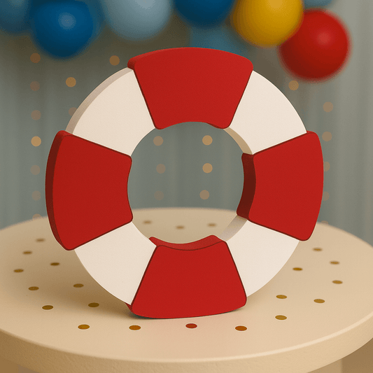 foam nautical lifesaver centerpiece for nautical party decorations